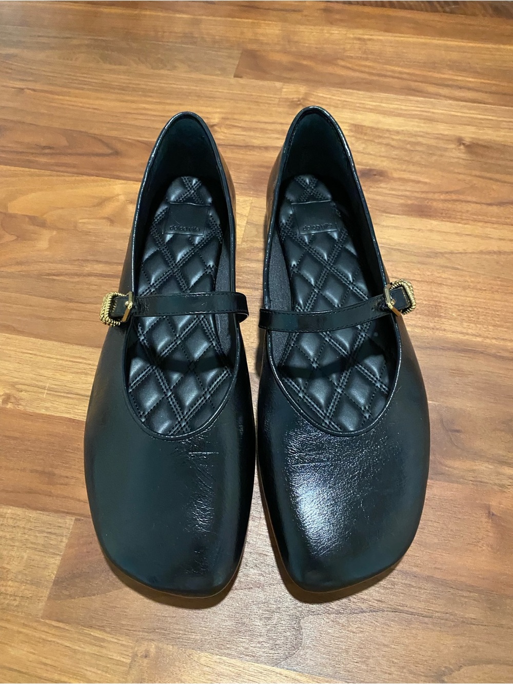 Dolce Vita Black Mary Jane Flats with Quilted Insole - Classic Women's Slip-On
